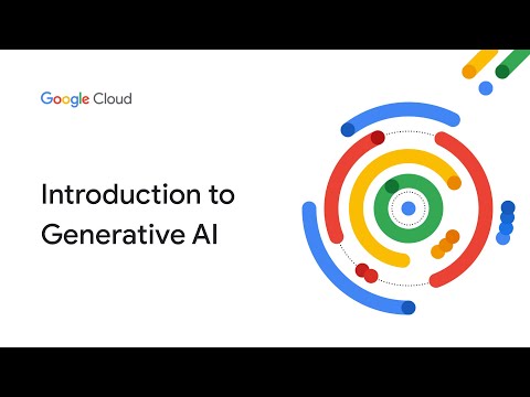 Google Cloud Tech video thumbnail for a beginner-friendly introduction to generative AI.