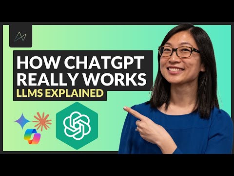 Video thumbnail for a concise explanation of how ChatGPT works.