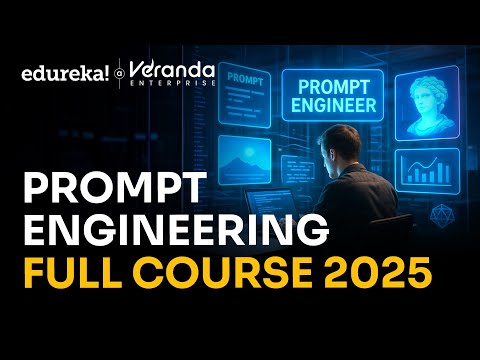 Video thumbnail for a prompt engineering beginner course.