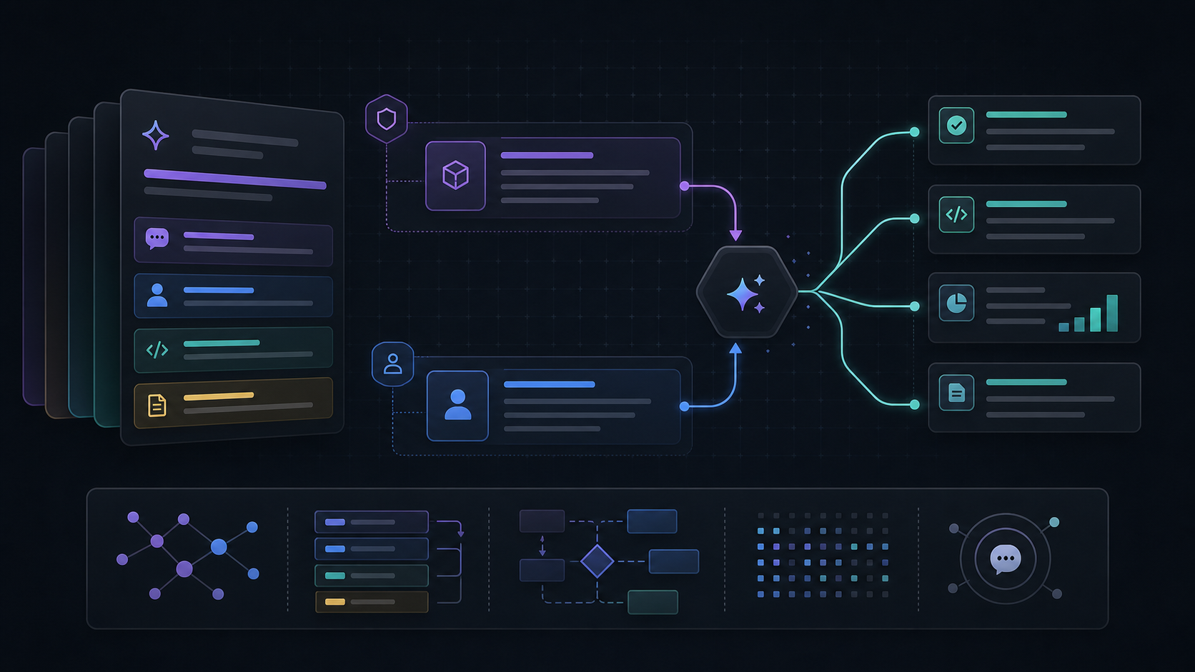 Architecture diagram showing a RAG pipeline connecting ingestion, embeddings, pgvector retrieval, and final answer generation.